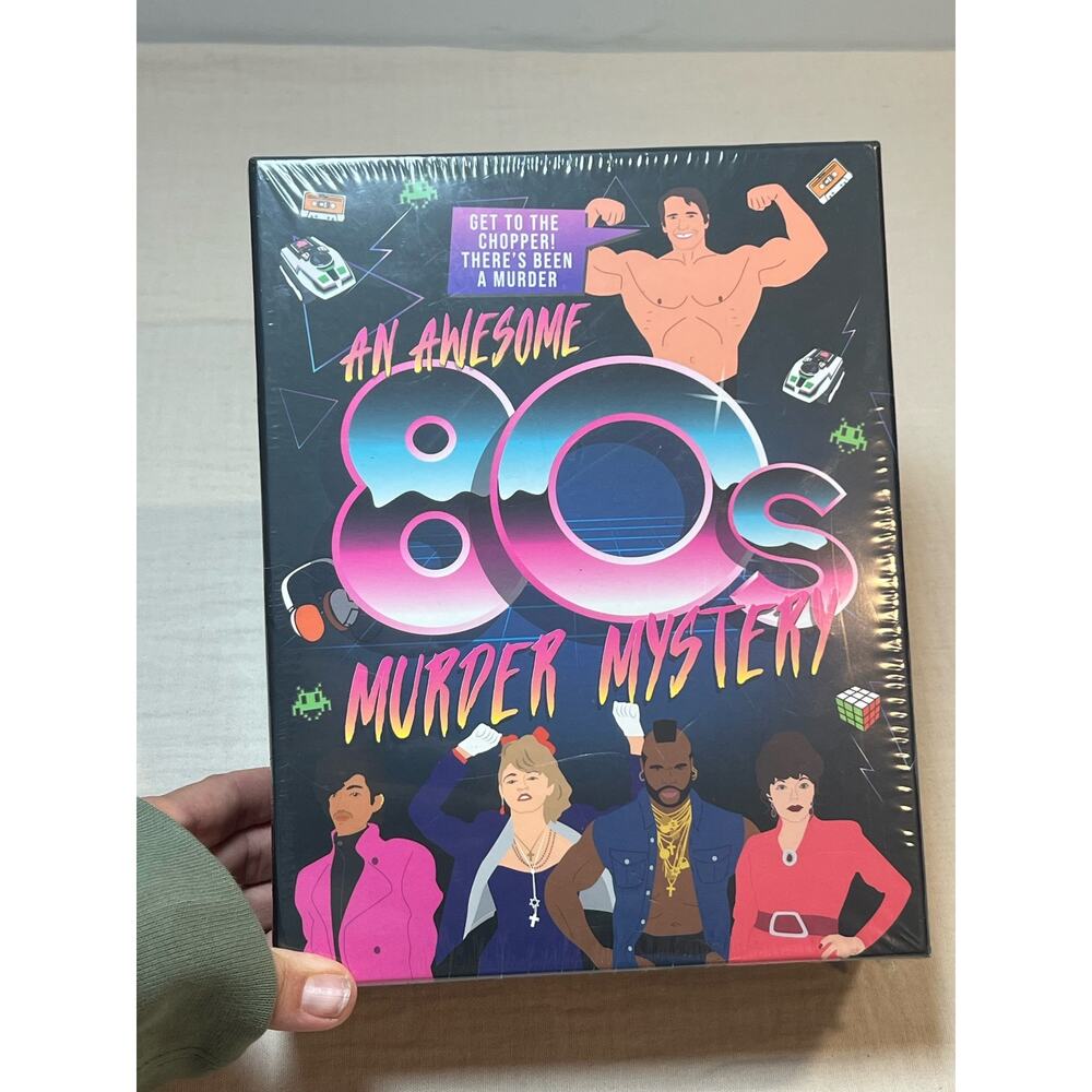 NWT An Awesome 80s Murder Mystery Game Iconic Mixed With‎ Fun